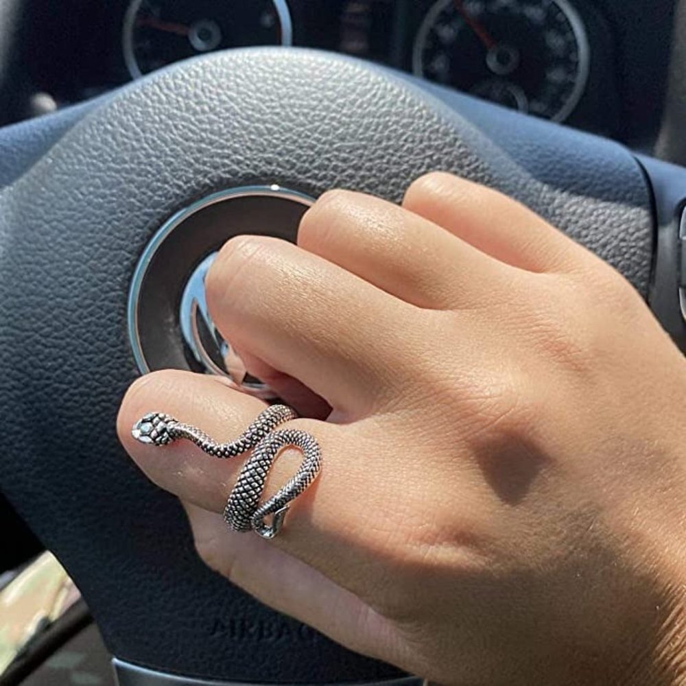 Silver Snake Ring - Picture 3 of 4